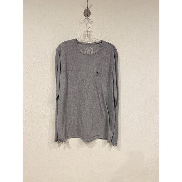Faherty Shirt Mens Large Gray All Day Long Sleeve Recycled Performance Soft Tee - Picture 1 of 6